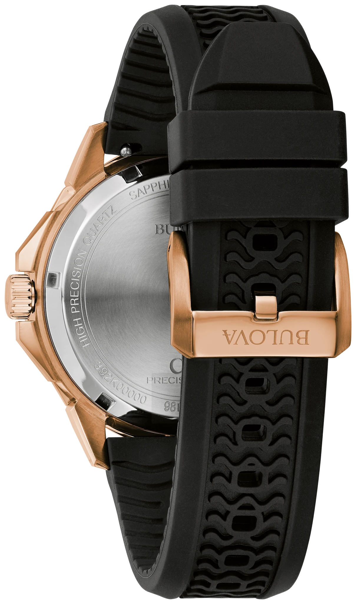 Brown Dial Silicone Strap Marine Star 98B421 | Bulova